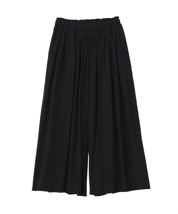 Green Parks 接触冷感シルキータッチローンスカーチョ Black