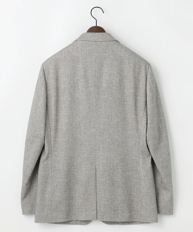 JOSEPH ABBOUD 【キングサイズ・ストレッチ/伸縮回復性】フランネルジャージージャケット ライトグレー系