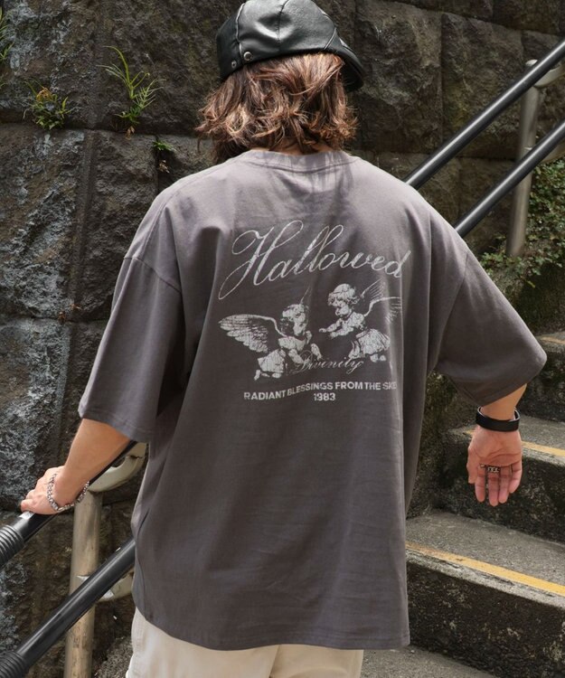 WEGO 【ユニセックス着用ITEM/SMLサイズ展開】ヴィンテージライクグラフィックT（SS） 柄11