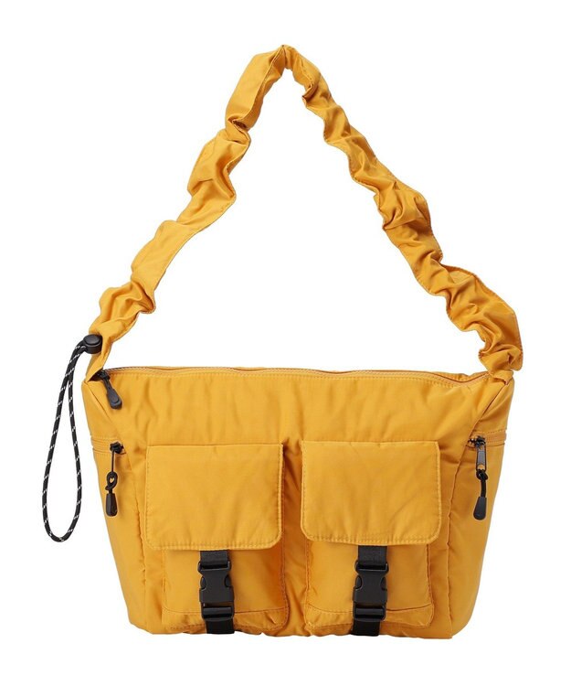 Green Parks ダブルフラップギャザーショルダー Yellow