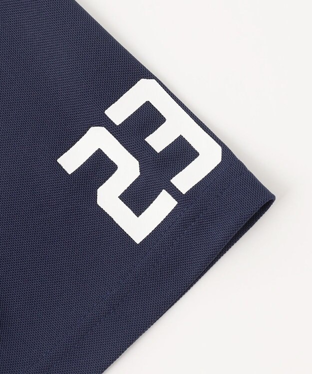 23区GOLF 【PEANUTS】【MEN】スヌーピーコラボ 半袖ポロシャツ ネイビー系