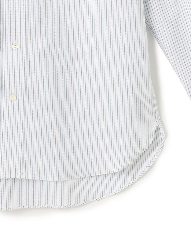 J.PRESS MEN 【WEB・一部店舗限定】ターコイズストライプシャツ/B.D. ターコイズブルー系1