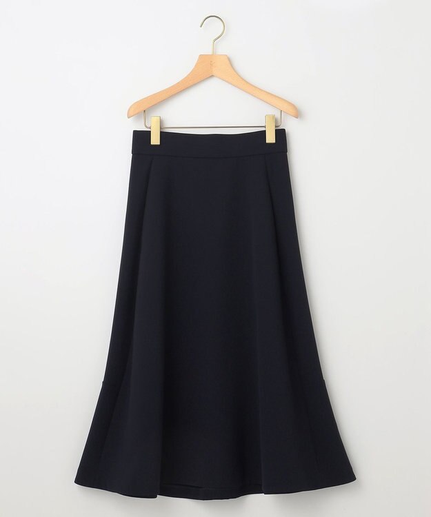 組曲 【KUMIKYOKU NAVY】コンフォータブルドレープ フレアスカート ネイビー系