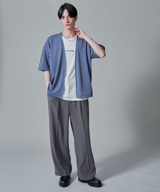 WEGO 【２点SET】アンサンブルカーディガン（5S） ブルー