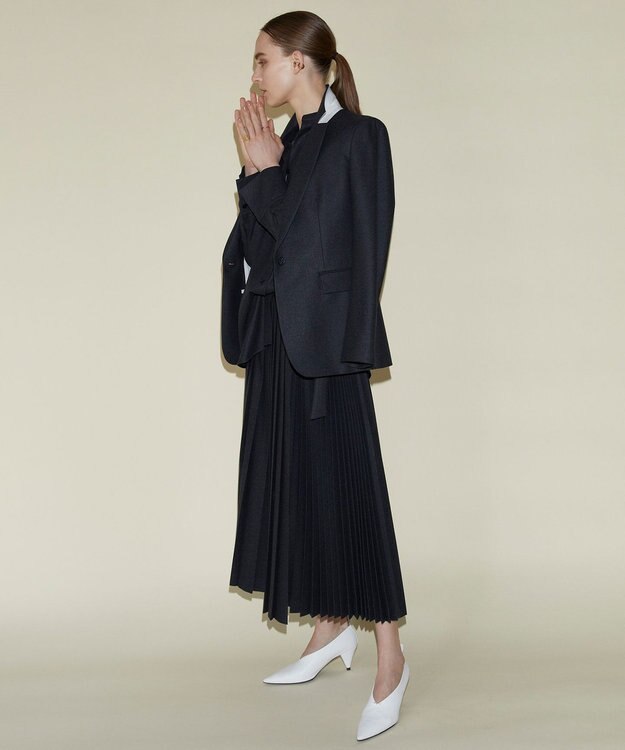 BEIGE， 【10th Anniversary】FLANNEL / プリーツスカート C Gray