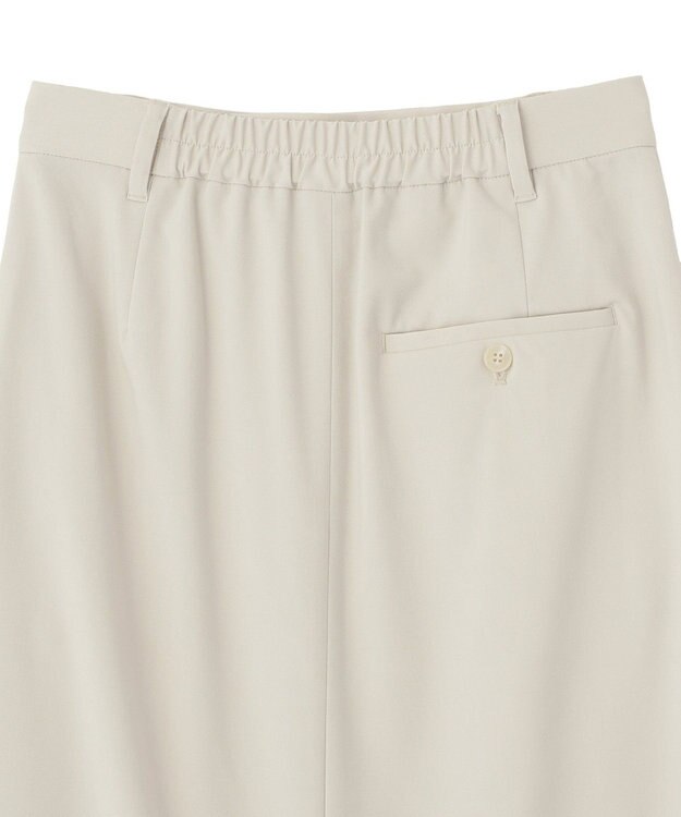 Green Parks イージーケアタック入りスカート Beige