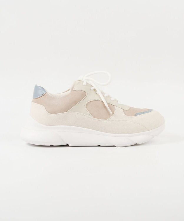 BONTRE 【pied du lapan/ピエドラパン】すっきりパターン軽量スニーカー/50749ZI アイボリー