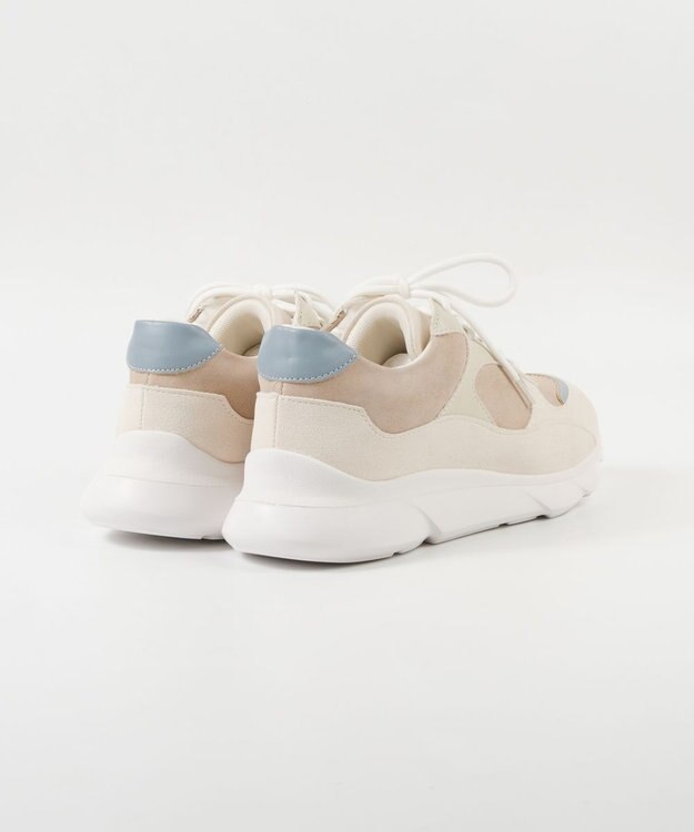 BONTRE 【pied du lapan/ピエドラパン】すっきりパターン軽量スニーカー/50749ZI アイボリー