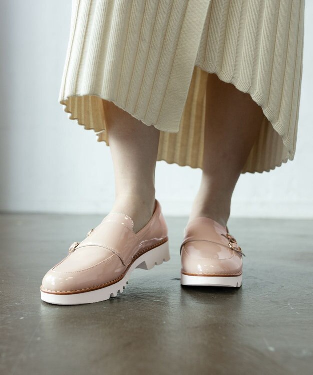 ASICS WALKING ペダラ レディース 2E 3.0cmヒール ベージュ系