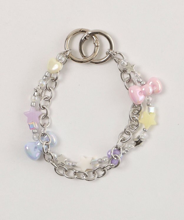 WEGO 2wayチェーンビーズモチーフストラップ 柄1