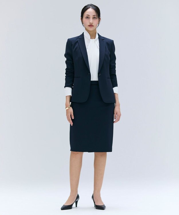 BEIGE， 【洗える・L-size】CINDY / タイトスカート Navy x Black