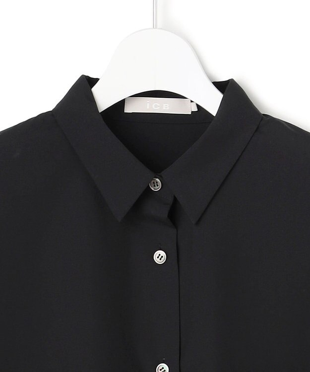 ICB 【3/6-3/22期間限定・受注生産】クリーンブロード シャツカスタマイズ 黒シャツ×ポケット無地×刺繍あり