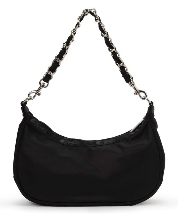 LeSportsac CHAIN SMALL CONV HOBO/ブラックサテンスナイデル ブラックサテンスナイデル