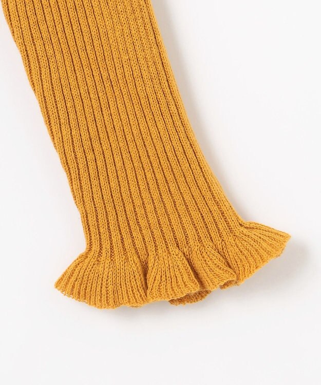 組曲 KIDS 【90-100㎝】リブニット マリーゴールド系