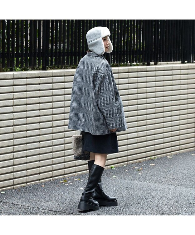 林八百吉商店 un chapeau バスクアビエイター グレー