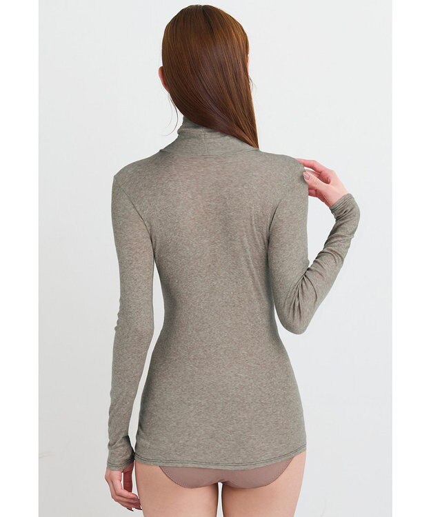 WACOAL あったかインナー 肌あたりがやさしい あたたかい 長袖 アウタータイプ レディース CLD727 /ワコール グリーン