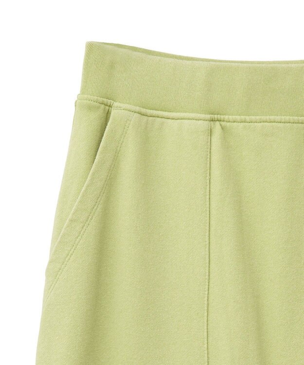 AMERICAN HOLIC DISCUS 加工裏毛ナロースカート Pistachio