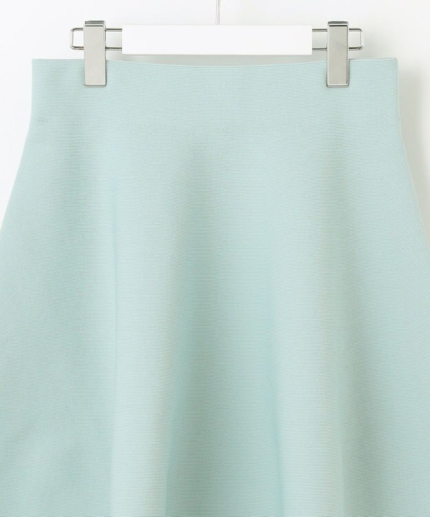 自由区 S 【洗える】ポリエステルホールガーメント スカート ライトグリーン系