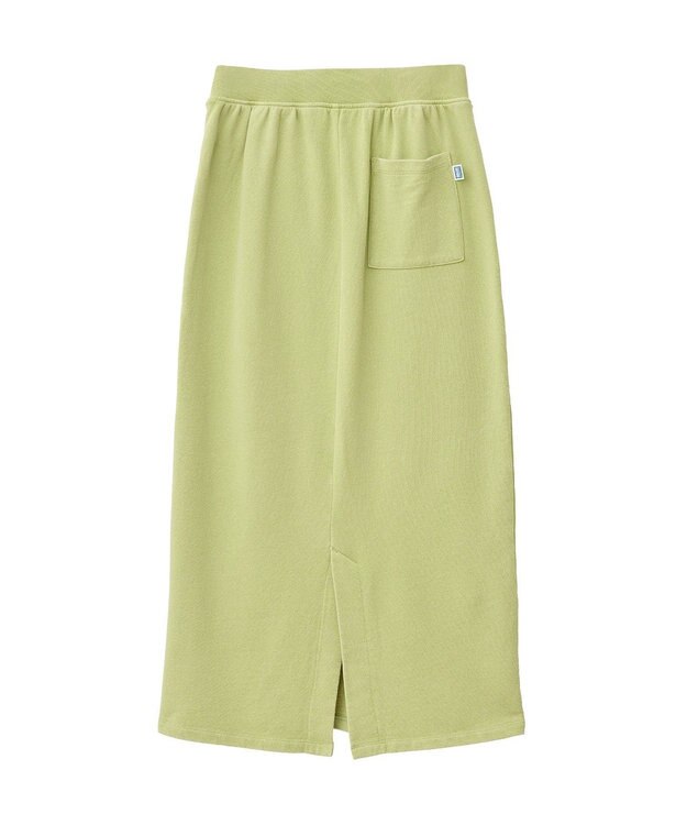 AMERICAN HOLIC DISCUS 加工裏毛ナロースカート Pistachio