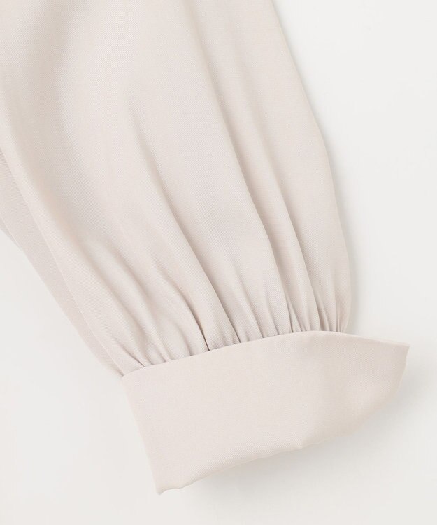 ANY SIS S 【洗える】かさねシャーリング ブラウス アイボリー