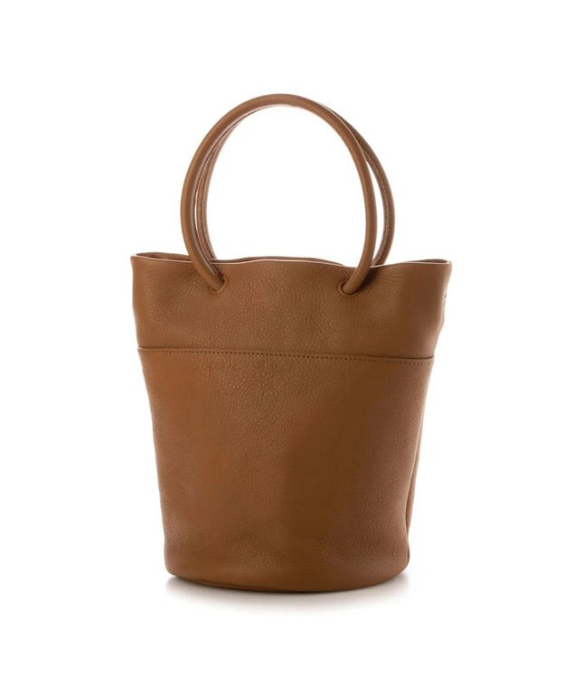 UNBILLION 【テレビ ドラマ着用アイテム】ペルケ perche / 姫路レザー丸手ハンドル2wayバケツバッグ ブラウン