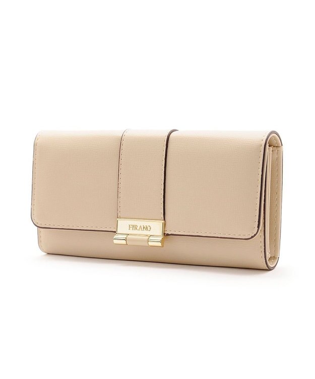 MioFIRANO ラスタープレートロングウォレット 財布　FIRANO フィラノ IVORY