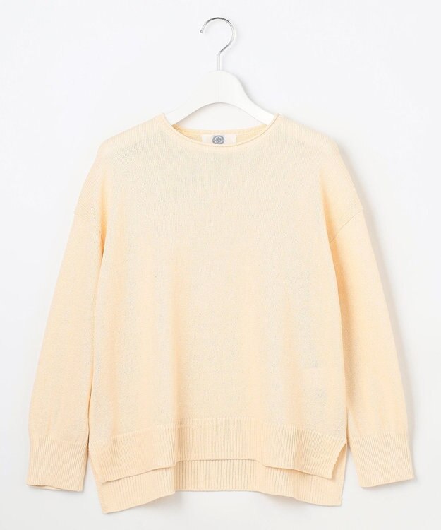 J.PRESS LADIES L 【洗える】DRY COMFORT ニット ライトイエロー系
