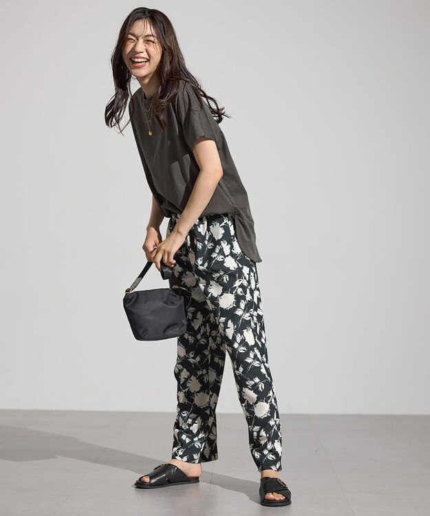 ANY エニィファンクションドルマンスリーブＴシャツ チャコール