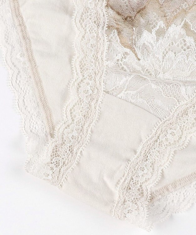 WACOAL ショーツ 【ハグするブラ】 BXB418とペア はきこみ丈ふつう 綿混(バック) レディース PXB218 /ワコール アイボリー