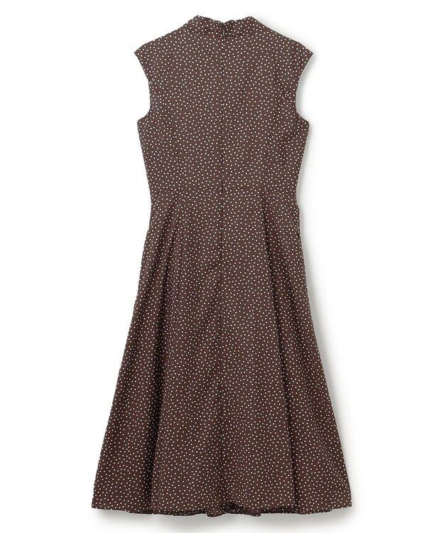 TOCCA 【洗える】RAINY SEASON ドレス ブラウン×ドット系