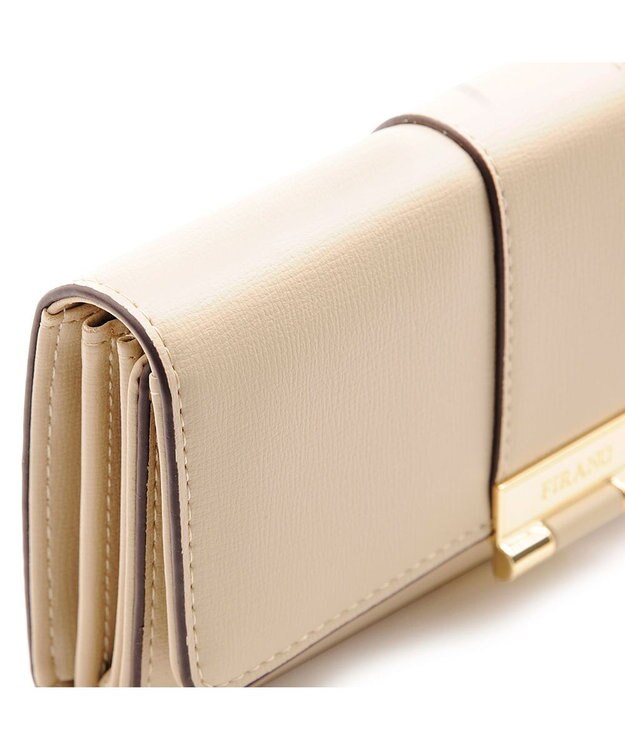 MioFIRANO ラスタープレートロングウォレット 財布　FIRANO フィラノ IVORY