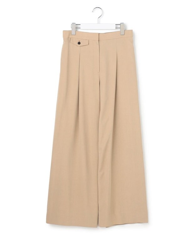 ICB Ry/Liバイオストレッチ ワイドパンツ ベージュ