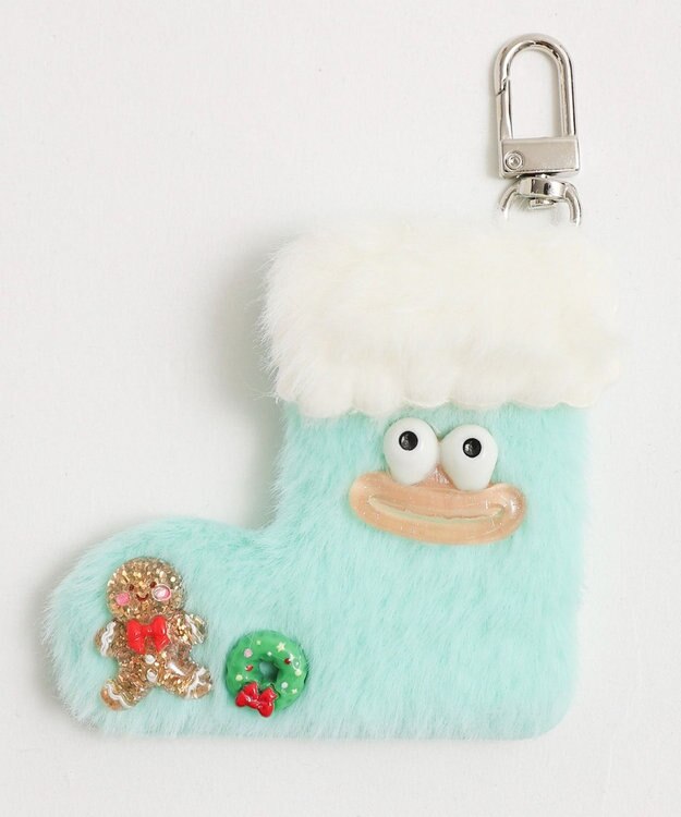 WEGO メリーメリーくつしたモンスターぬいぐるみキーホルダー グリーンその他