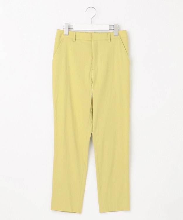 J.PRESS LADIES 【WEB限定カラーあり・洗える】セルロースリネンストレッチ テーパード パンツ イエロー系
