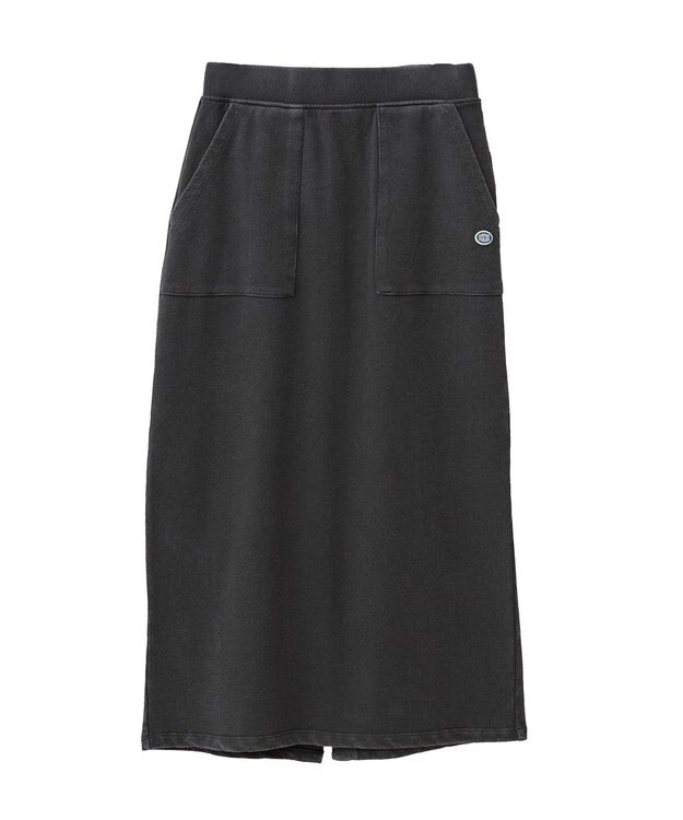 AMERICAN HOLIC DISCUS 加工裏毛ナロースカート Charcoal Gray