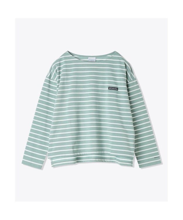 Columbia Columbia/ ウィメンズリラクシングモーメントIIロングスリーブクルー /コロンビア Aqua Tone
