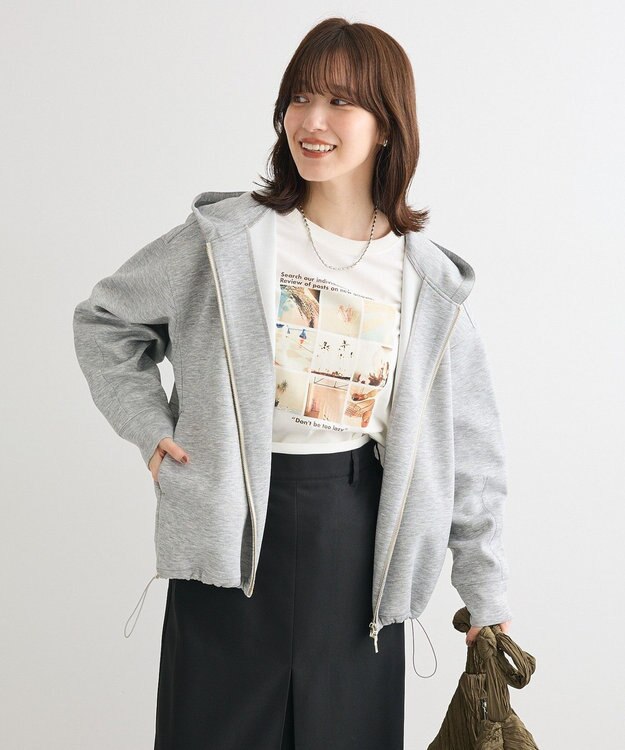 Green Parks ダンボールＺＩＰパーカー Gray