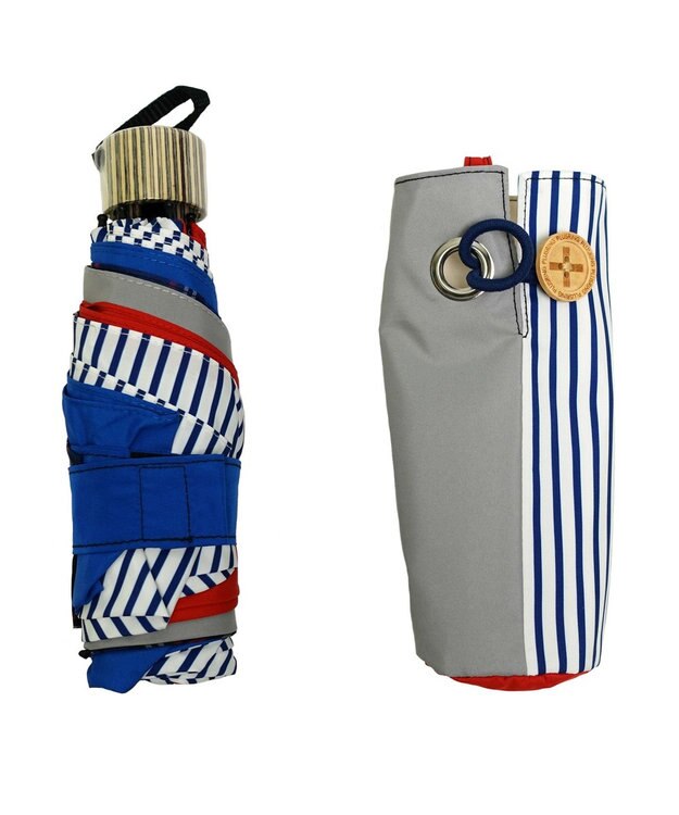 +RING 【UVカット95%以上】【UPF50＋】プラスリング ユニセックス 晴雨兼用 折傘 MLT T1311 マルチカラー