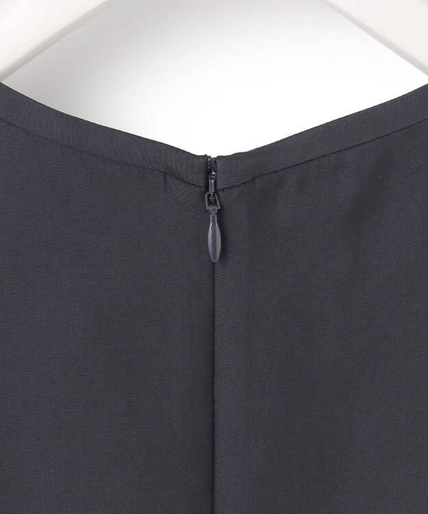 ICB 【洗える】 キュプラフィブリルツイル Tブラウス ネイビー系