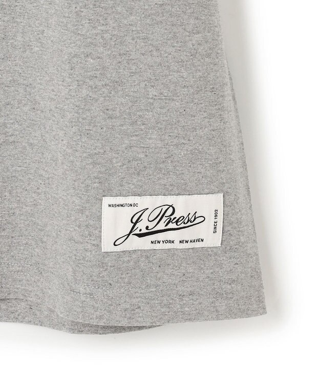 J.PRESS MEN 【NYUZELESS】JP グラフィック Tシャツ ライトグレー系