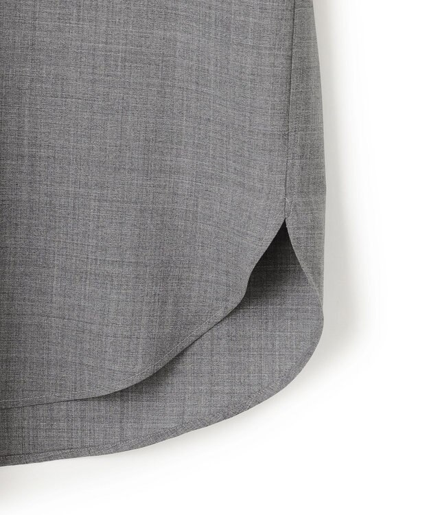 JOSEPH HOMME 【HIGH GRADE LINE】テックウールポプリン　レギュラーカラーシャツ ライトグレー系