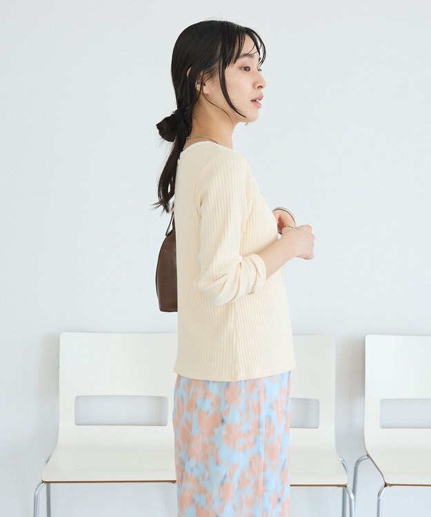 CRAFT STANDARD BOUTIQUE 2点セット / スクープネックカーディガン+タンクトップ Ivory