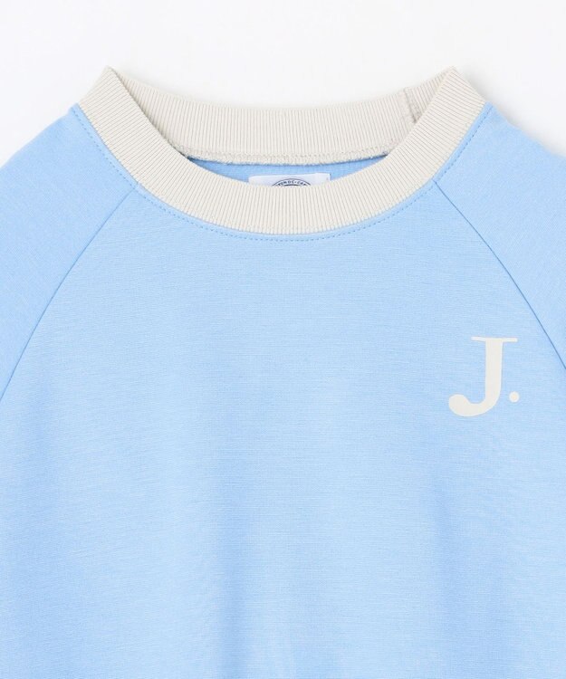 J.PRESS KIDS 【吸水速乾】【100-130cm】ポンチローマ ラグランＴシャツ サックスブルー系