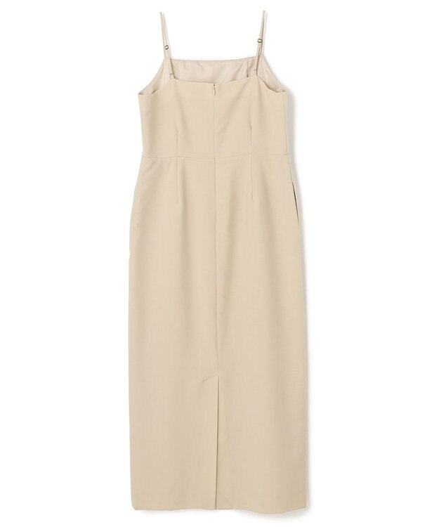 NAVE 【Nave・セットアップ可】ウールポリエステルツイルキャミドレス ベージュ系