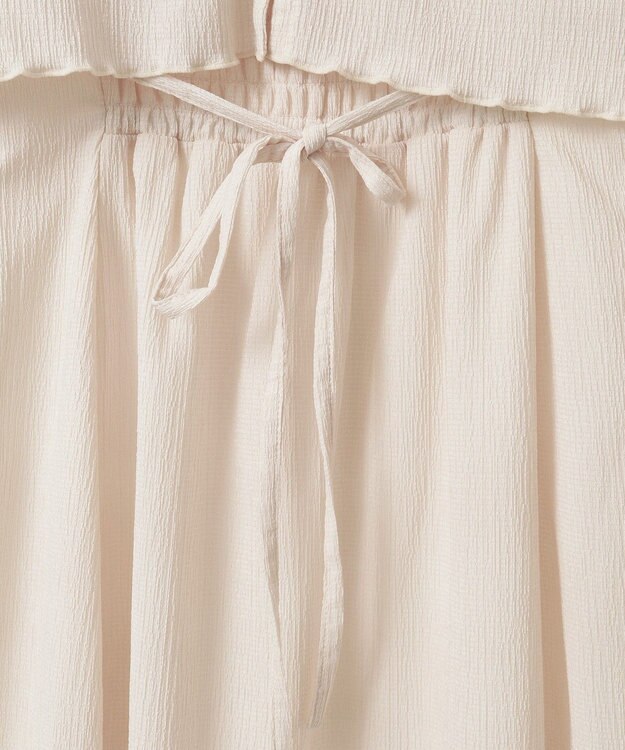 earth music&ecology ＳＥＴ２点ギャザーカットカーデ＋キャミワンピース Ivory