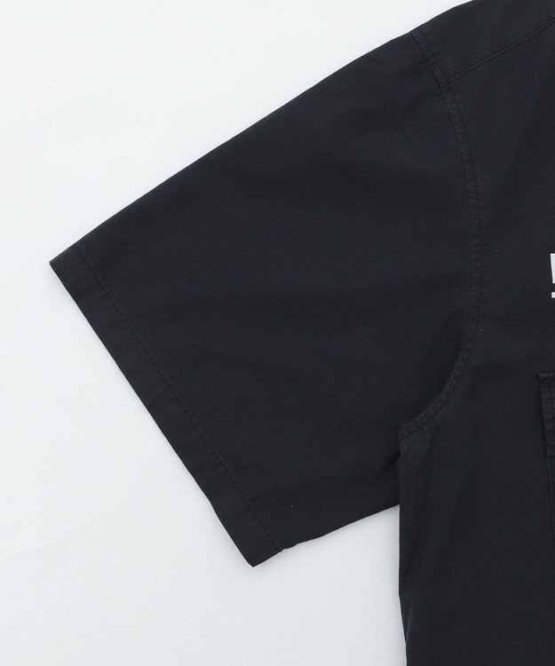 WEGO 【ユニセックス着用ITEM】ミリタリーハーフスリーブシャツ ブラック