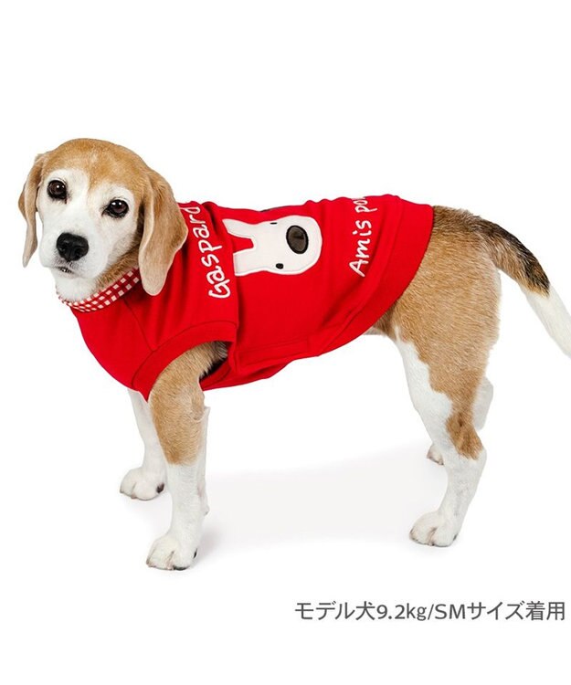 PET PARADISE リサとガスパール 脇開き ベスト 《レッド》 中型犬 大型犬 レッド