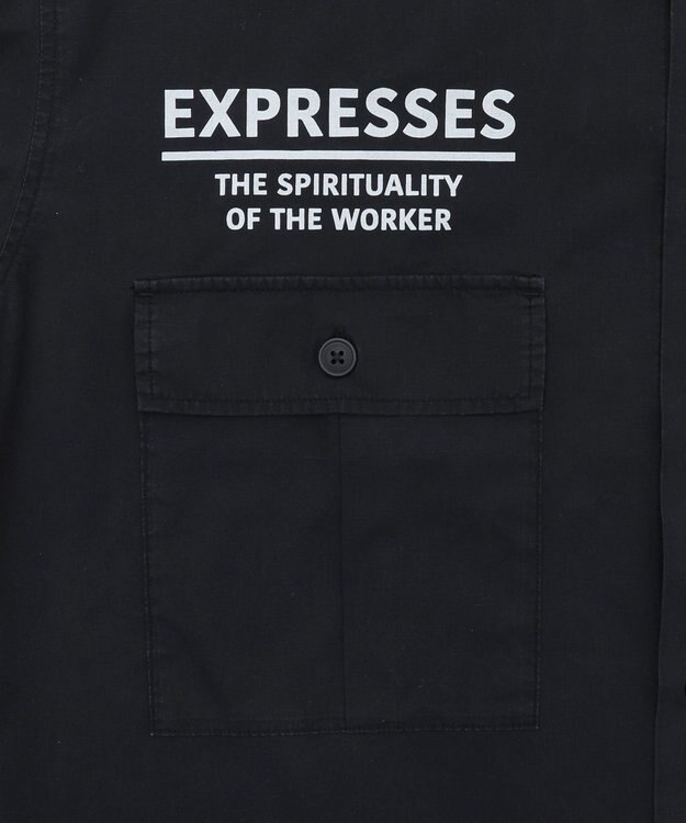 WEGO 【ユニセックス着用ITEM】ミリタリーハーフスリーブシャツ ブラック