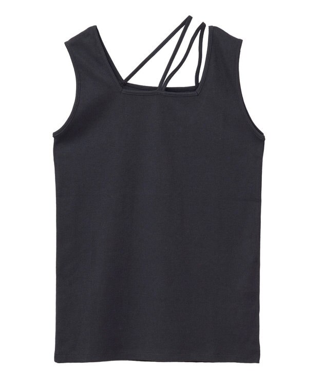 Green Parks マルチストラップテレコタンク Black