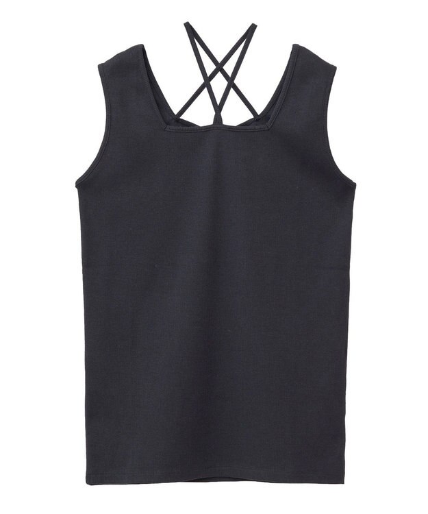 Green Parks マルチストラップテレコタンク Black